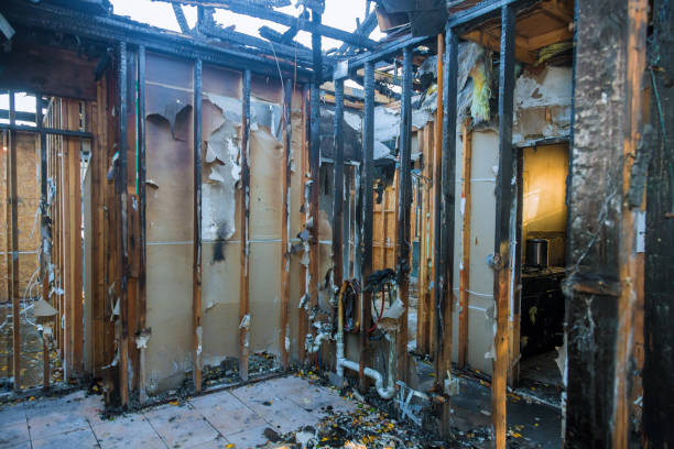 Professional Soot Cleanup technician working in Gaithersburg, MD